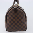 LOUIS VUITTON Damier Ebene Speedy 30 Hand Bag N41364 LV Auth LN098V-4