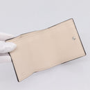 FENDI Peek A Boo Compact Wallet Leather Purple Silver 8M0426 Auth LN099M-15