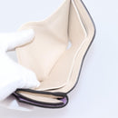 FENDI Peek A Boo Compact Wallet Leather Purple Silver 8M0426 Auth LN099M-16