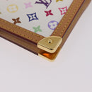 LOUIS VUITTON Multicolor Agenda PM Day Planner Cover White R20896 LV Auth LN102-16