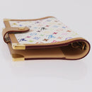 LOUIS VUITTON Multicolor Agenda PM Day Planner Cover White R20896 LV Auth LN102-5