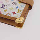 LOUIS VUITTON Multicolor Agenda PM Day Planner Cover White R20896 LV Auth LN102-15