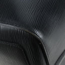 LOUIS VUITTON Epi Keepall 50 Boston Bag Noir M42962 LV Auth LN106V-12
