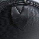 LOUIS VUITTON Epi Keepall 50 Boston Bag Noir M42962 LV Auth LN106V-15