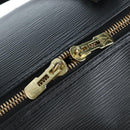 LOUIS VUITTON Epi Keepall 50 Boston Bag Noir M42962 LV Auth LN106V-17