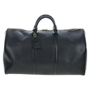 LOUIS VUITTON Epi Keepall 50 Boston Bag Noir M42962 LV Auth LN106V-2