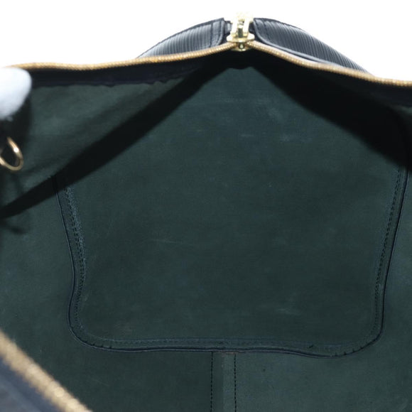 LOUIS VUITTON Epi Keepall 50 Boston Bag Noir M42962 LV Auth LN106V