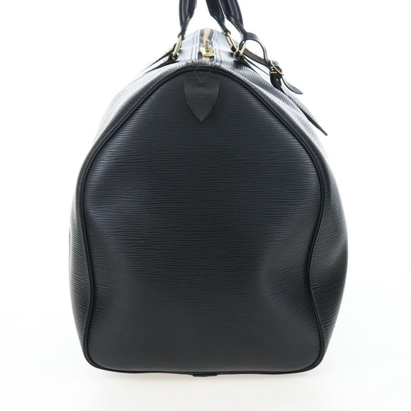 LOUIS VUITTON Epi Keepall 50 Boston Bag Noir M42962 LV Auth LN106V