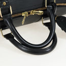 LOUIS VUITTON Epi Keepall 50 Boston Bag Noir M42962 LV Auth LN106V-7