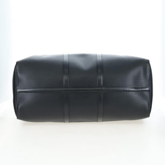 LOUIS VUITTON Epi Keepall 50 Boston Bag Noir M42962 LV Auth LN106V