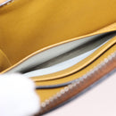 LOEWE Long Wallet Leather Brown Silver Auth LN116V-23