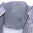 CELINE Luggage Mini Shopper Hand Bag Leather Turquoise Blue Auth LN125SAM-21