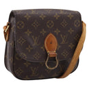 LOUIS VUITTON Monogram Saint Cloud MM Shoulder Bag M51243 LV Auth LN126-1