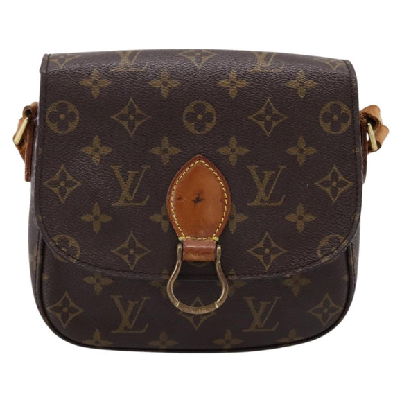 LOUIS VUITTON Monogram Saint Cloud MM Shoulder Bag M51243 LV Auth LN126
