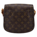 LOUIS VUITTON Monogram Saint Cloud MM Shoulder Bag M51243 LV Auth LN126-2