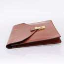 LOUIS VUITTON Epi Porte Documents Senatur Briefcase Brown M54453 LV Auth LN129-3