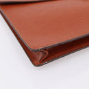 LOUIS VUITTON Epi Porte Documents Senatur Briefcase Brown M54453 LV Auth LN129-14