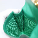 PRADA Chain Shoulder Pouch Safiano Leather Green Gold Auth LN130V-22