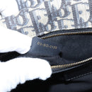 Christian Dior Trotter Canvas Oblique 30 Montaigne Bag Navy Gold Auth LN131A-24