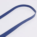 SAINT LAURENT Sac De Joule Nano Hand Bag Leather 2way Blue Gold Auth LN132V-11