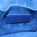 SAINT LAURENT Sac De Joule Nano Hand Bag Leather 2way Blue Gold Auth LN132V-20