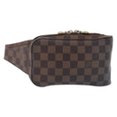 LOUIS VUITTON Damier Ebene Geronimos Shoulder Bag N51994 LV Auth LN135-13