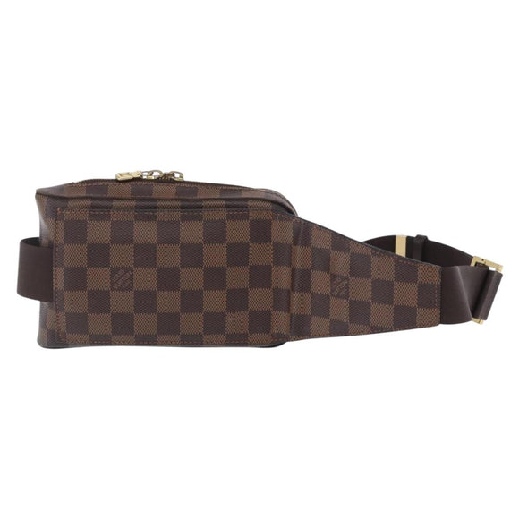 LOUIS VUITTON Damier Ebene Geronimos Shoulder Bag N51994 LV Auth LN135