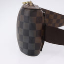 LOUIS VUITTON Damier Ebene Geronimos Shoulder Bag N51994 LV Auth LN135-3