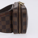 LOUIS VUITTON Damier Ebene Geronimos Shoulder Bag N51994 LV Auth LN135-4