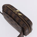 LOUIS VUITTON Damier Ebene Geronimos Shoulder Bag N51994 LV Auth LN135-5
