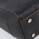 Vivienne Westwood Hand Bag Leather 2way Black Gold Auth LN142A-16