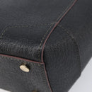 Vivienne Westwood Hand Bag Leather 2way Black Gold Auth LN142A-17