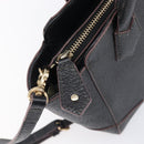 Vivienne Westwood Hand Bag Leather 2way Black Gold Auth LN142A-21