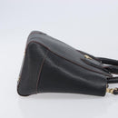 Vivienne Westwood Hand Bag Leather 2way Black Gold Auth LN142A-3