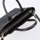 Vivienne Westwood Hand Bag Leather 2way Black Gold Auth LN142A-6