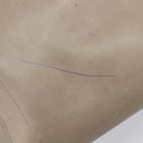 Salvatore Ferragamo Gancini Hand Bag Leather 2way Gray Gold Auth LN143-9