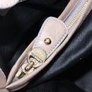Salvatore Ferragamo Gancini Hand Bag Leather 2way Gray Gold Auth LN143-29
