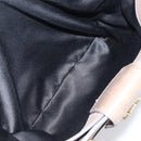 Salvatore Ferragamo Gancini Hand Bag Leather 2way Gray Gold Auth LN143-31