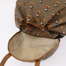 GUCCI Micro GG Supreme GUCCIxDisney Bag PVC Beige Gold 603898 Auth LN145-25