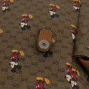 GUCCI Micro GG Supreme GUCCIxDisney Bag PVC Beige Gold 603898 Auth LN145-27