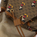 GUCCI Micro GG Supreme GUCCIxDisney Bag PVC Beige Gold 603898 Auth LN145-30