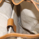 GUCCI Micro GG Supreme GUCCIxDisney Bag PVC Beige Gold 603898 Auth LN145-33