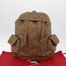 GUCCI Micro GG Supreme GUCCIxDisney Bag PVC Beige Gold 603898 Auth LN145-41