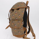 GUCCI Micro GG Supreme GUCCIxDisney Bag PVC Beige Gold 603898 Auth LN145-5