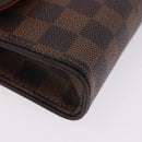 LOUIS VUITTON Damier Ebene Pochette Florentine Waist Bag N51856 LV Auth LN147V-16
