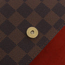 LOUIS VUITTON Damier Ebene Pochette Florentine Waist Bag N51856 LV Auth LN147V-21
