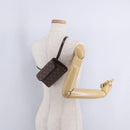 LOUIS VUITTON Damier Ebene Pochette Florentine Waist Bag N51856 LV Auth LN147V-26