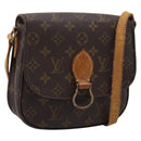 LOUIS VUITTON Monogram Saint Cloud MM Shoulder Bag M51243 LV Auth LN149-1