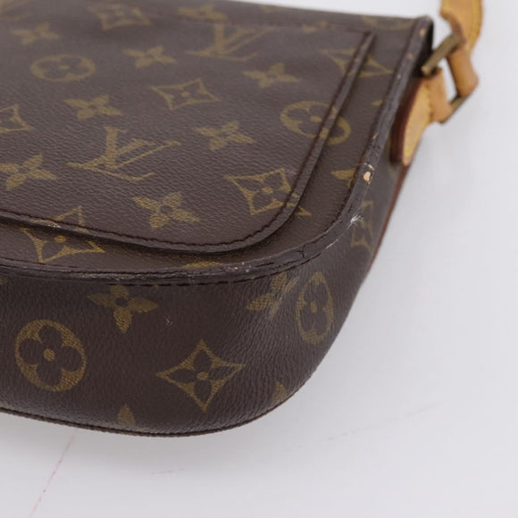 LOUIS VUITTON Monogram Saint Cloud MM Shoulder Bag M51243 LV Auth LN149