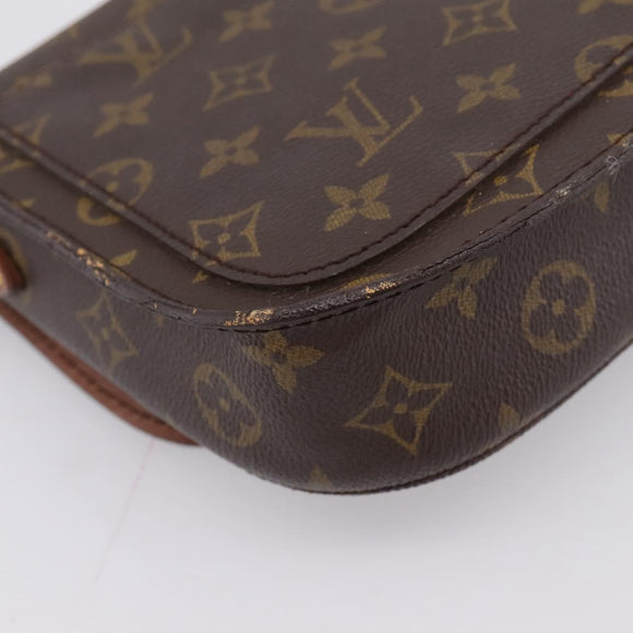 LOUIS VUITTON Monogram Saint Cloud MM Shoulder Bag M51243 LV Auth LN149